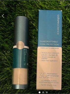 Color Science Sheer Matte Sunscreen SPF 30 - clear  spf